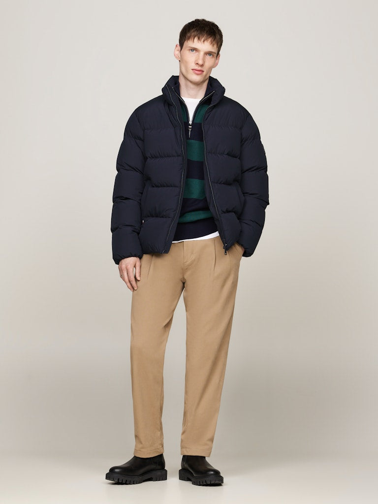 Tommy Hilfiger High-Neck Down Puffer Jacket – Navy