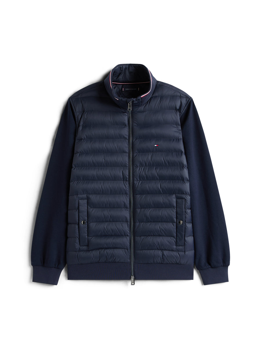 Tommy Hilfiger Mix Media Essential Zip Thru - Navy