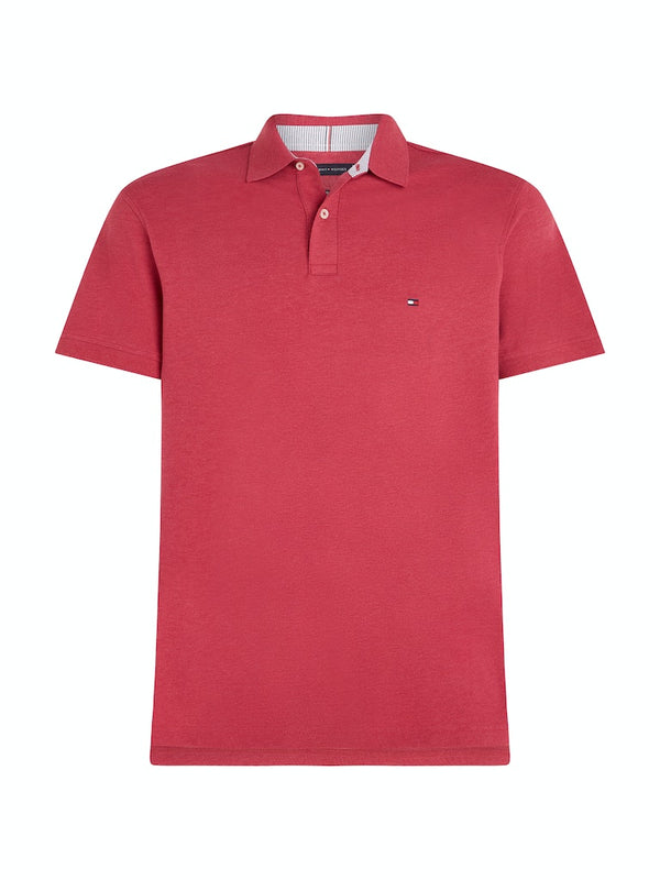 Tommy Hilfiger 1985 Collection Flag Embroidery Regular Polo - Pink