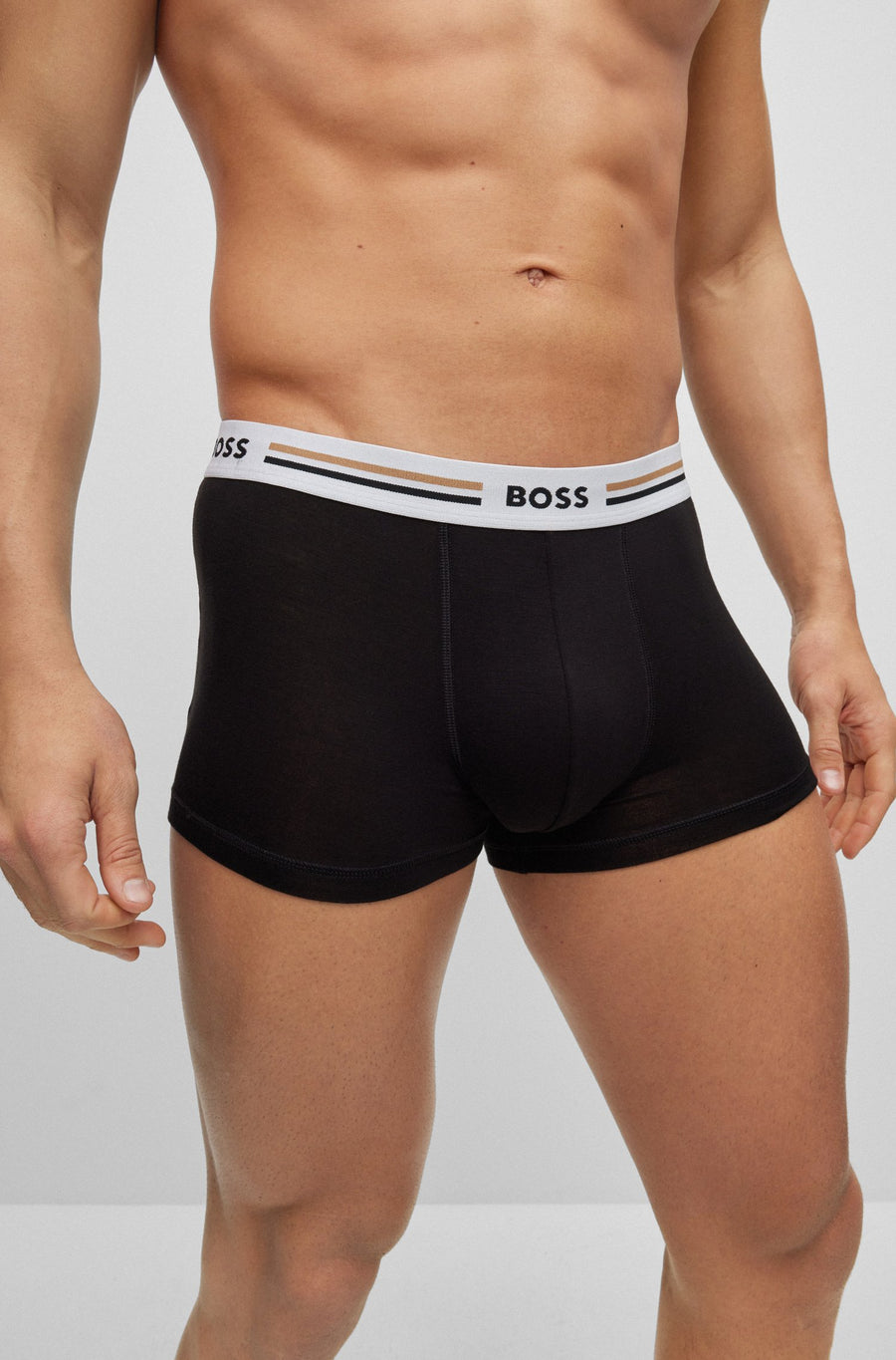 BOSS 3-Pack Soft-Touch Underwear – Black