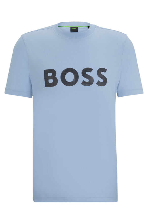 Hugo Boss Large Logo T-Shirt - Blue