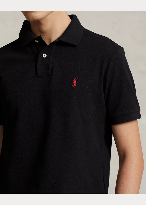 Polo Ralph Lauren Iconic Mesh Polo Shirt - Black