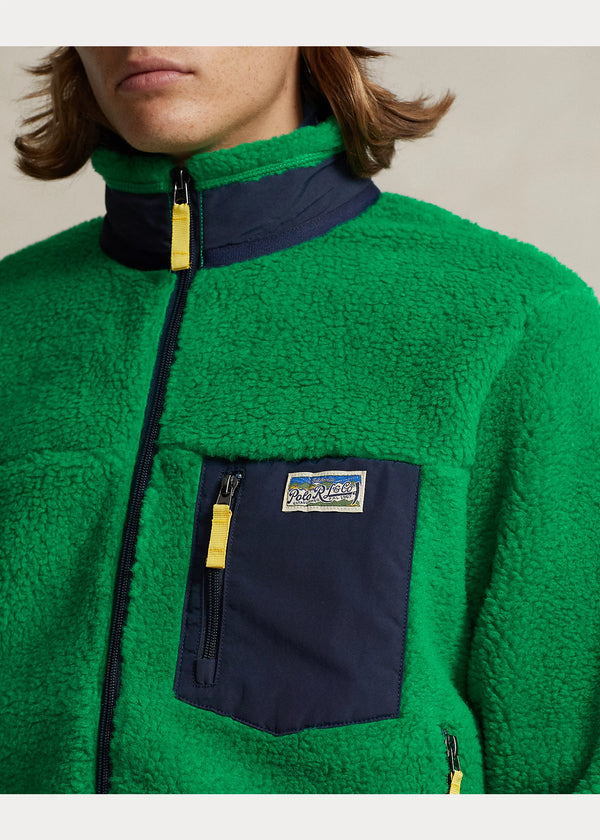 Polo Ralph Lauren Pile Fleece Jacket - Green