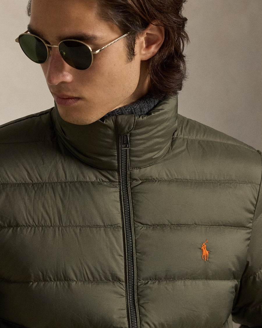 Polo Ralph Lauren Colden Packable Down Bomber Jacket – Green