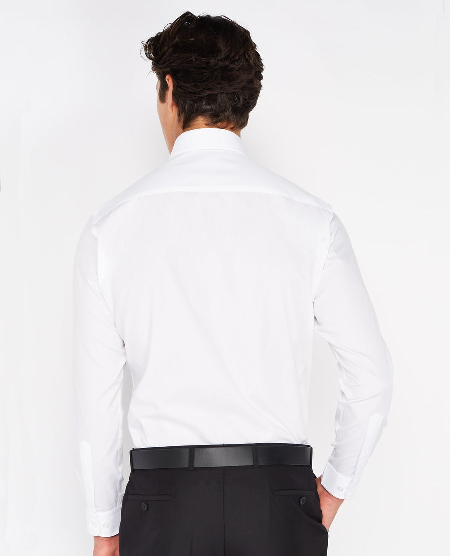 Remus Uomo Tapered Fit Formal Shirt - White