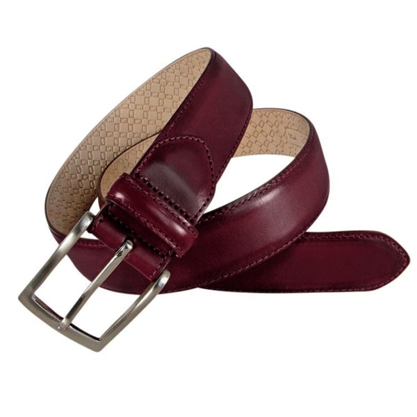 Leyva Genuine Leather Belt - Wine