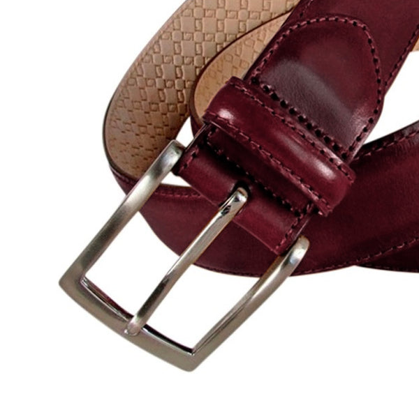 Leyva Genuine Leather Belt - Wine