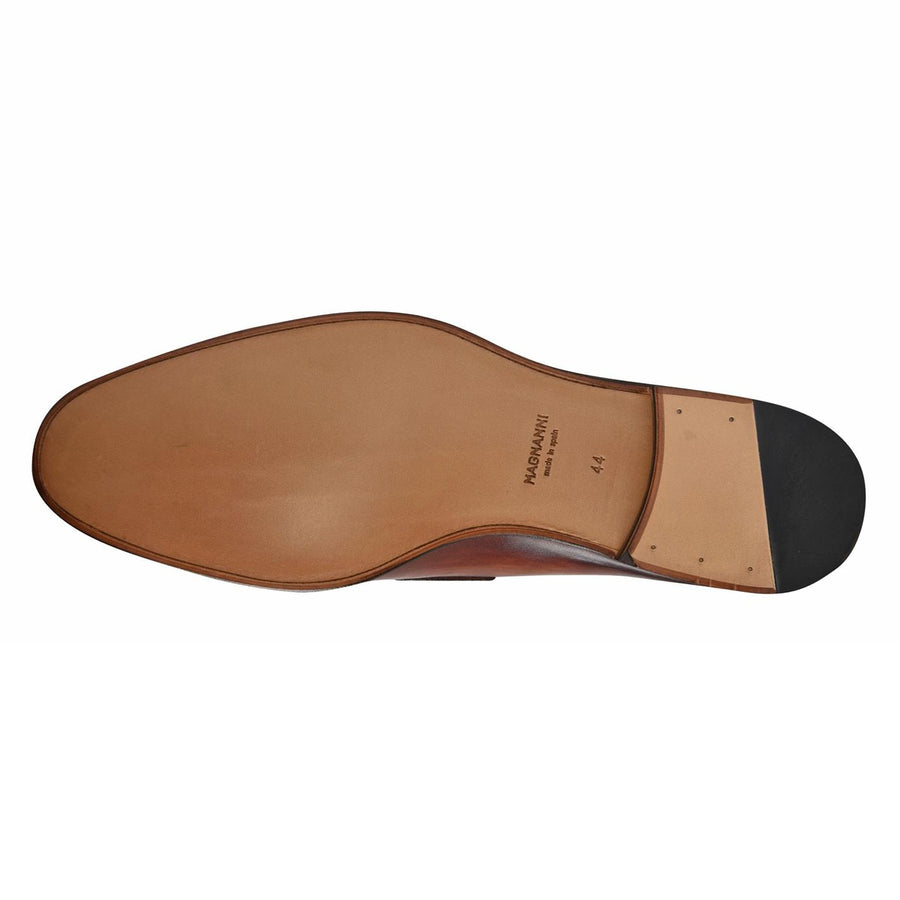 Magnanni Delos Leather Penny Loafer - Brown