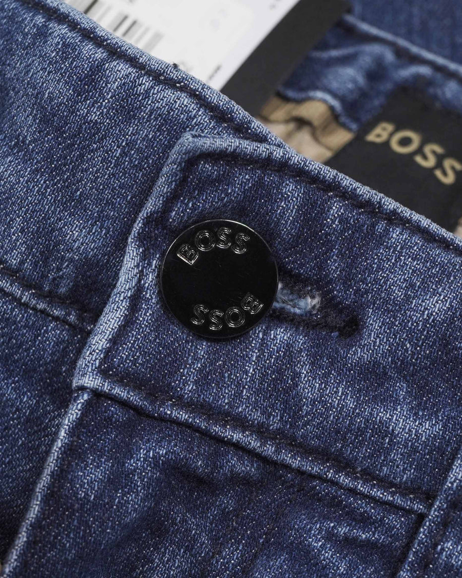 BOSS Delaware Slim Fit Jeans – Navy