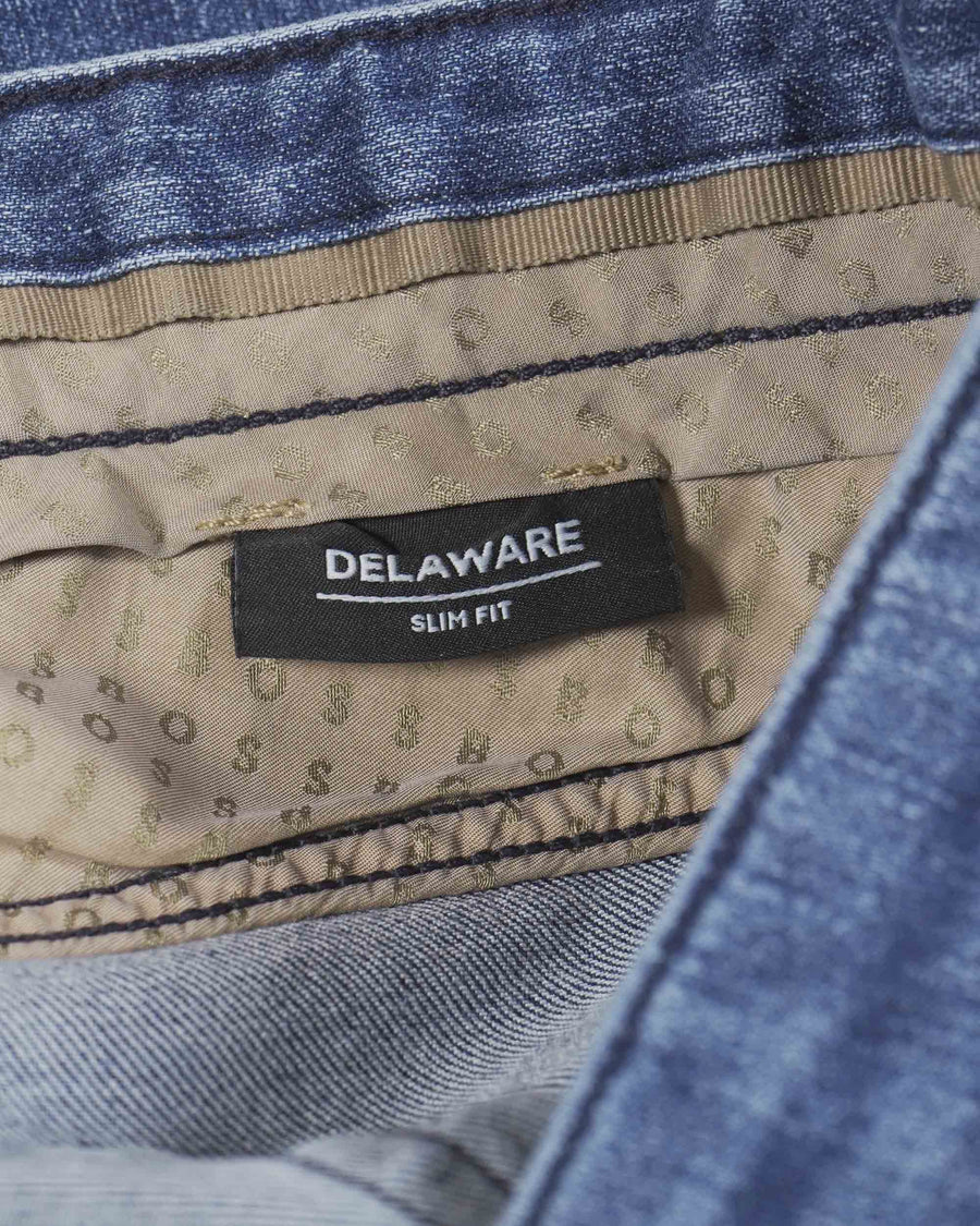 BOSS Delaware Slim Fit Jeans – Navy