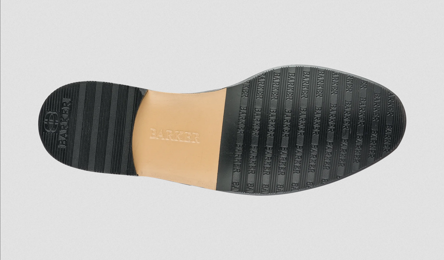 Barker Jefferson Leather Moccasin - Black