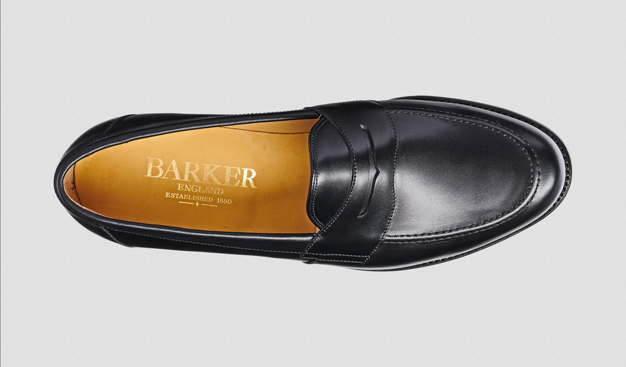 Barker Portsmouth Leather Loafer - Black