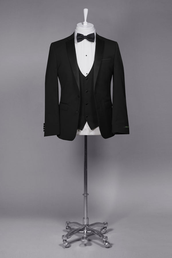 Remus Uomo Black Paco Suit Jacket - Black (Piece 1)