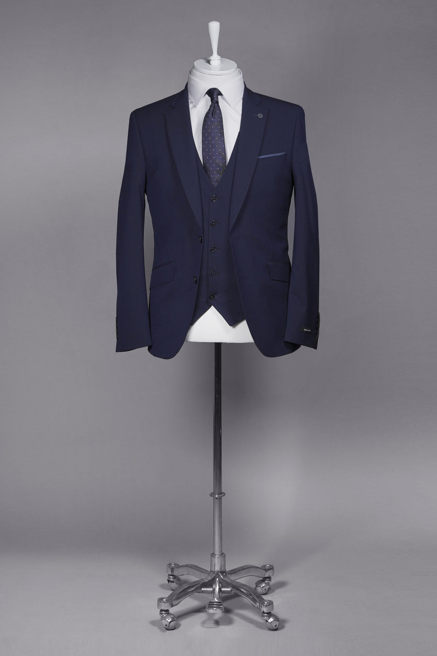 Remus Uomo Tapered Fit Stretch Mix & Match Suit Jacket - Blue