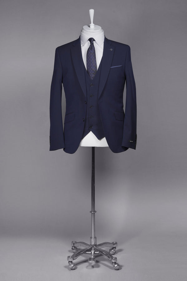 Remus Uomo Tapered Fit Stretch Mix and Match Suit Jacket - Blue (Piece 1)