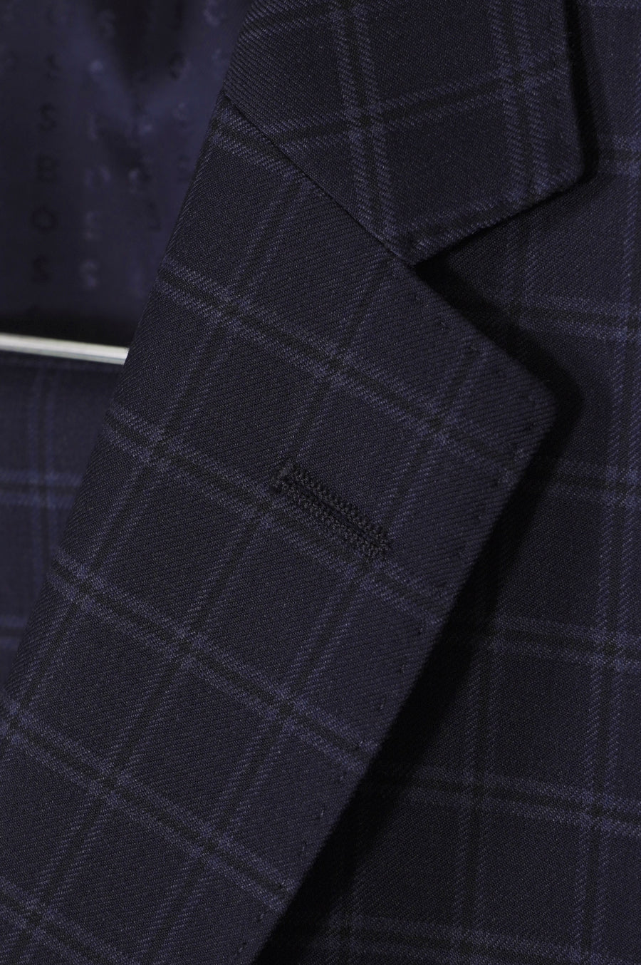 BOSS H-Huge 3-Piece Checked Suit – Blue