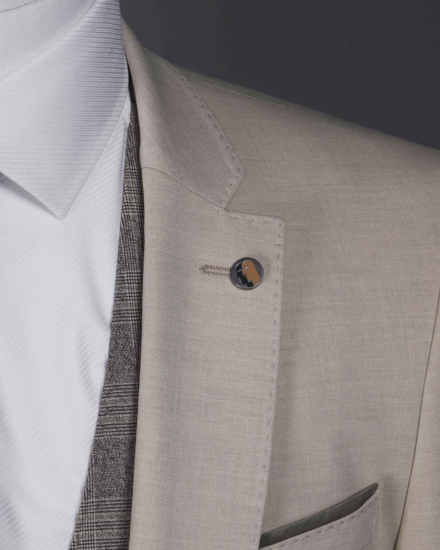 Remus Uomo Laurino 2 Piece Suit - Cream (Jacket & Trousers)