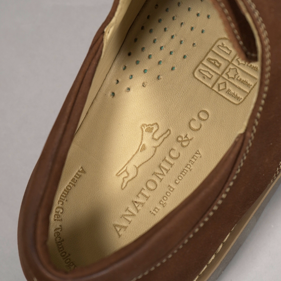 Anatomic & Co Delta Leather Shoe - Rust