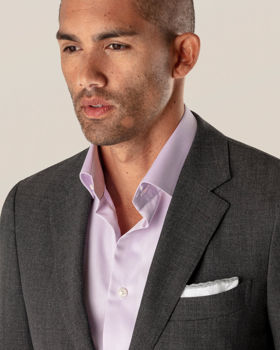 Eton Contemporary Fit Signature Twill Shirt – Purple