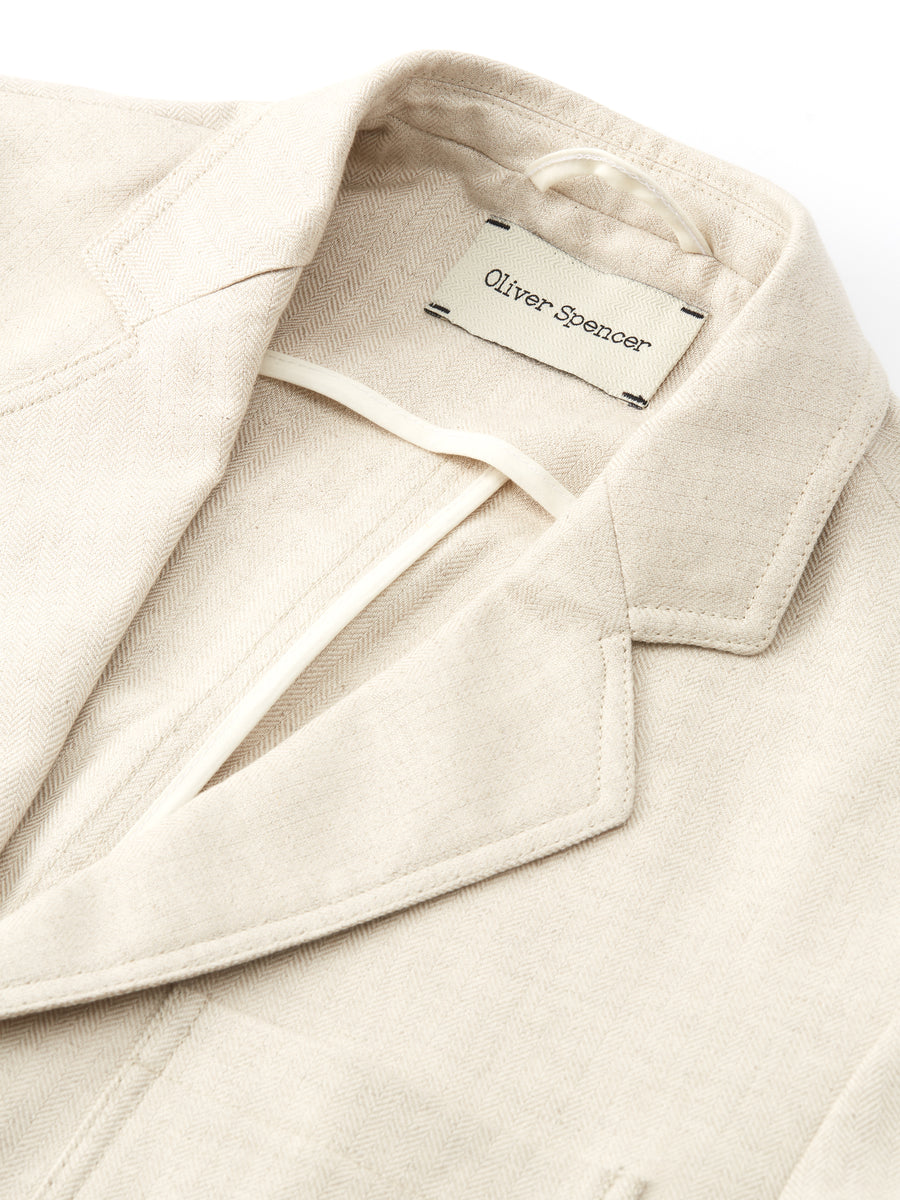 Oliver Spencer Milton Jacket Malin Beige