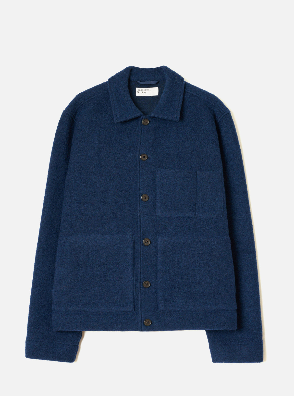 Universal Works Uniform Fleece Jacket - Indigo