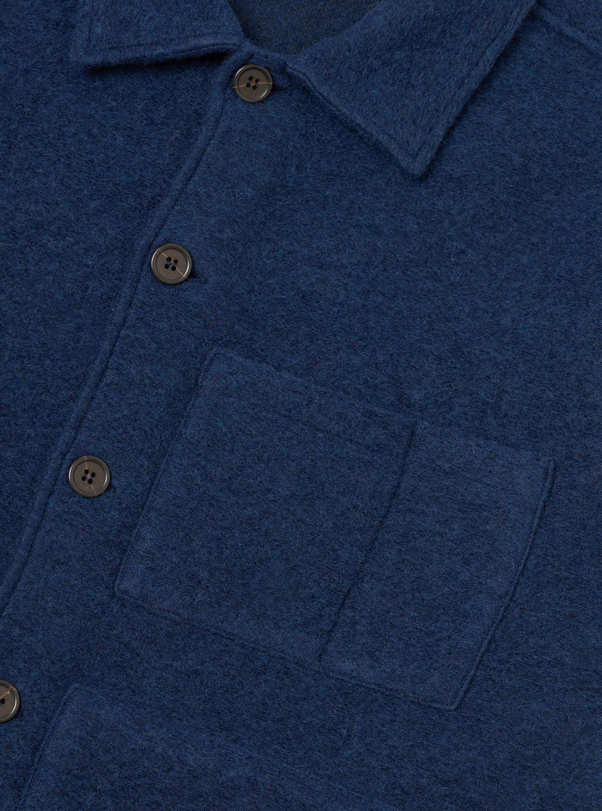 Universal Works Uniform Fleece Jacket - Indigo