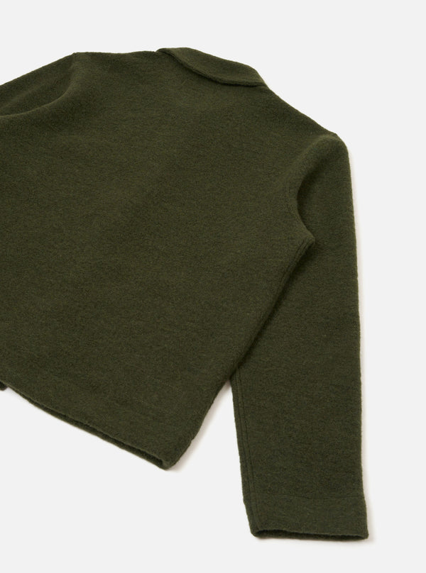 Universal Works Uniform Fleece Jacket - Olive