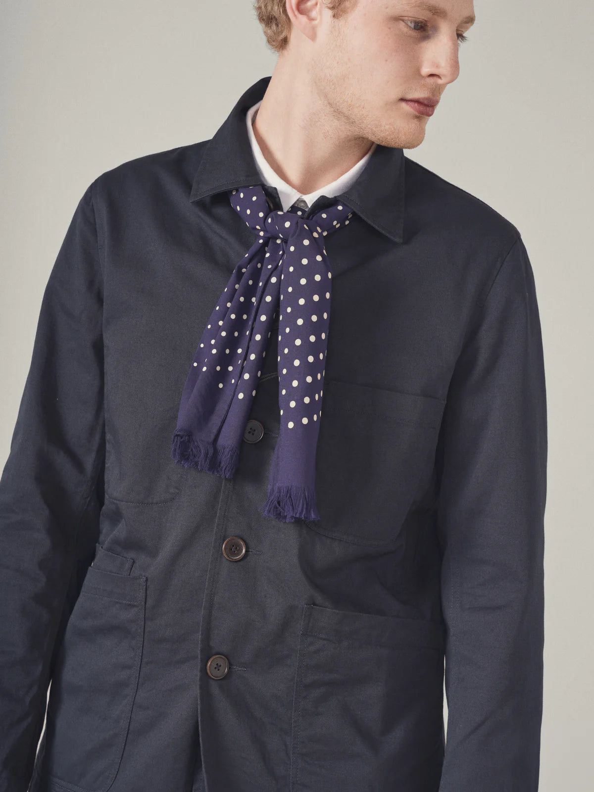 Universal Works Bakers Jacket - Twill Navy