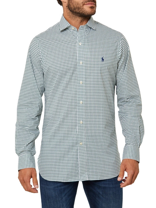 Polo Ralph Lauren Check Shirt Custom Fit - GREEN