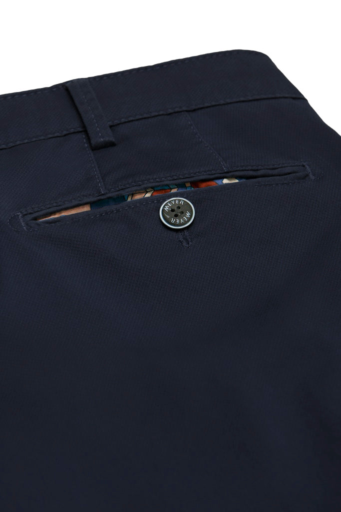 Meyer Modern Fit 'Bonn' Trousers - Navy