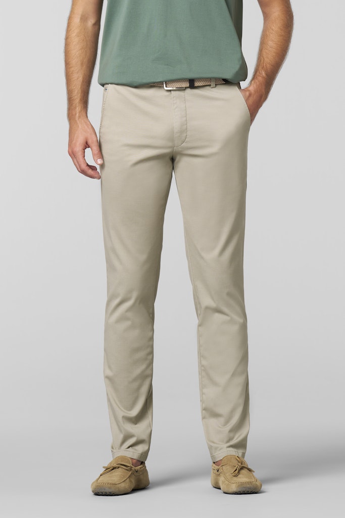 Meyer Modern Fit 'Bonn' Trousers - Beige