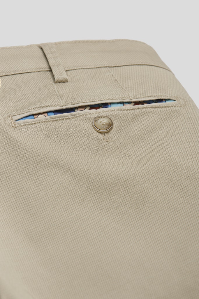 Meyer Modern Fit 'Bonn' Trousers - Beige