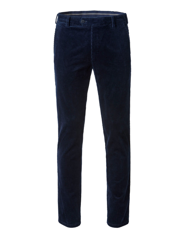 Meyer 'Roma' Soft Corduroy Trousers - Navy