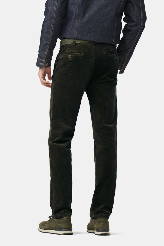 Meyer &#39;Roma&#39; Soft Corduroy Trousers - Green