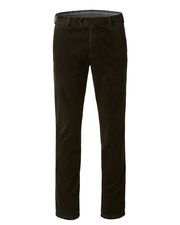 Meyer 'Roma' Soft Corduroy Trousers - Green