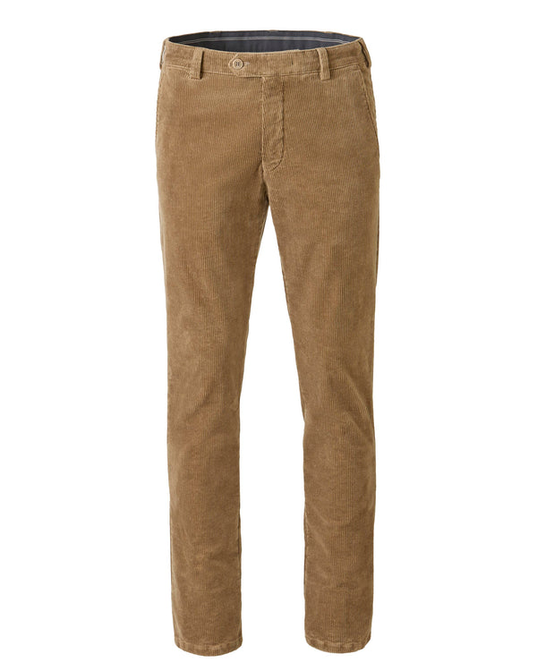 Meyer 'Roma' Soft Corduroy Trousers - Beige