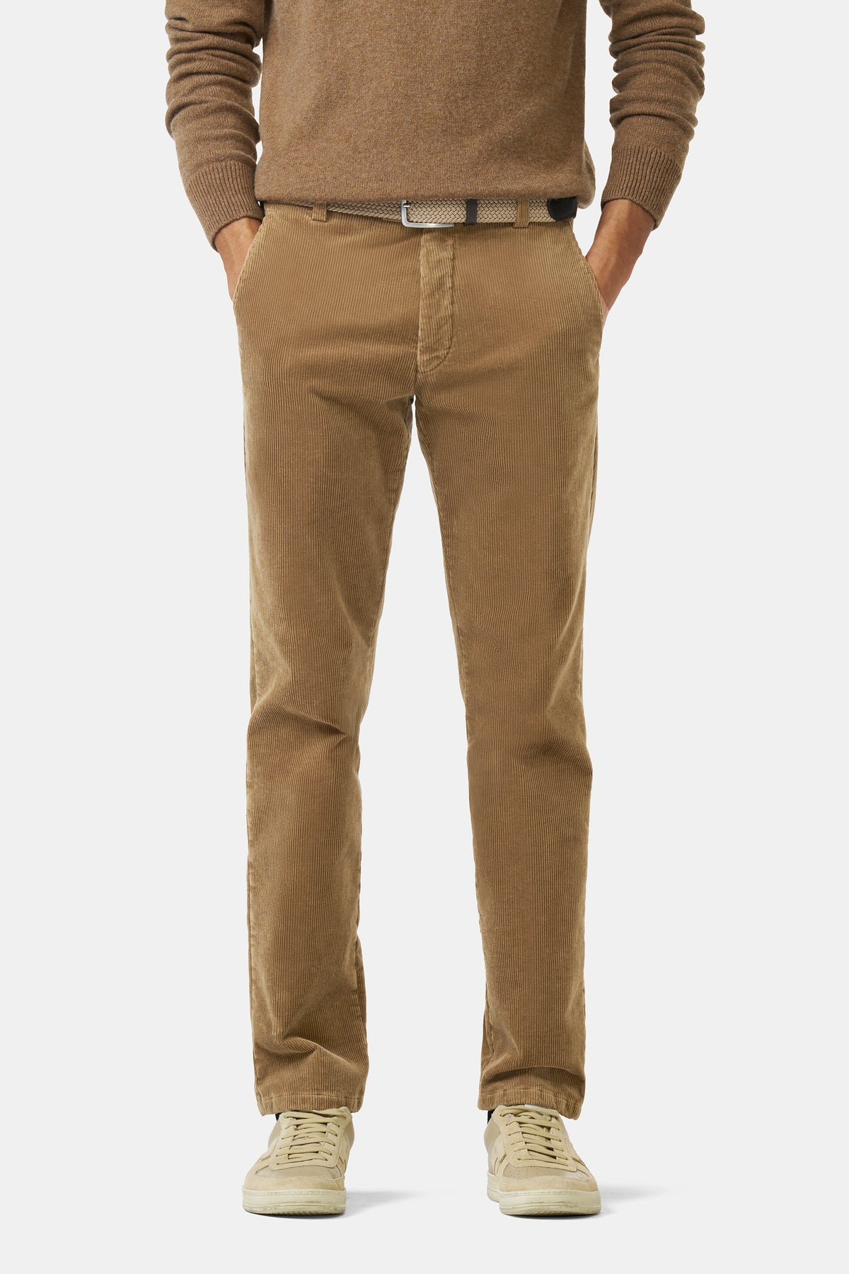 Meyer &#39;Roma&#39; Soft Corduroy Trousers - Beige