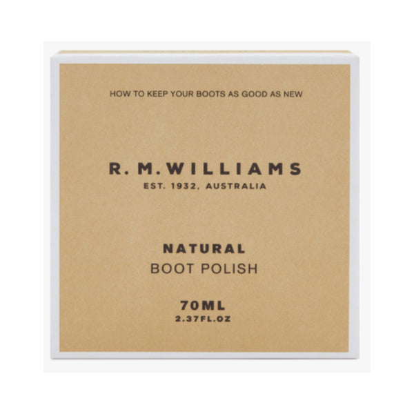 R.M. Williams Stockmans Boot Polish - Natural