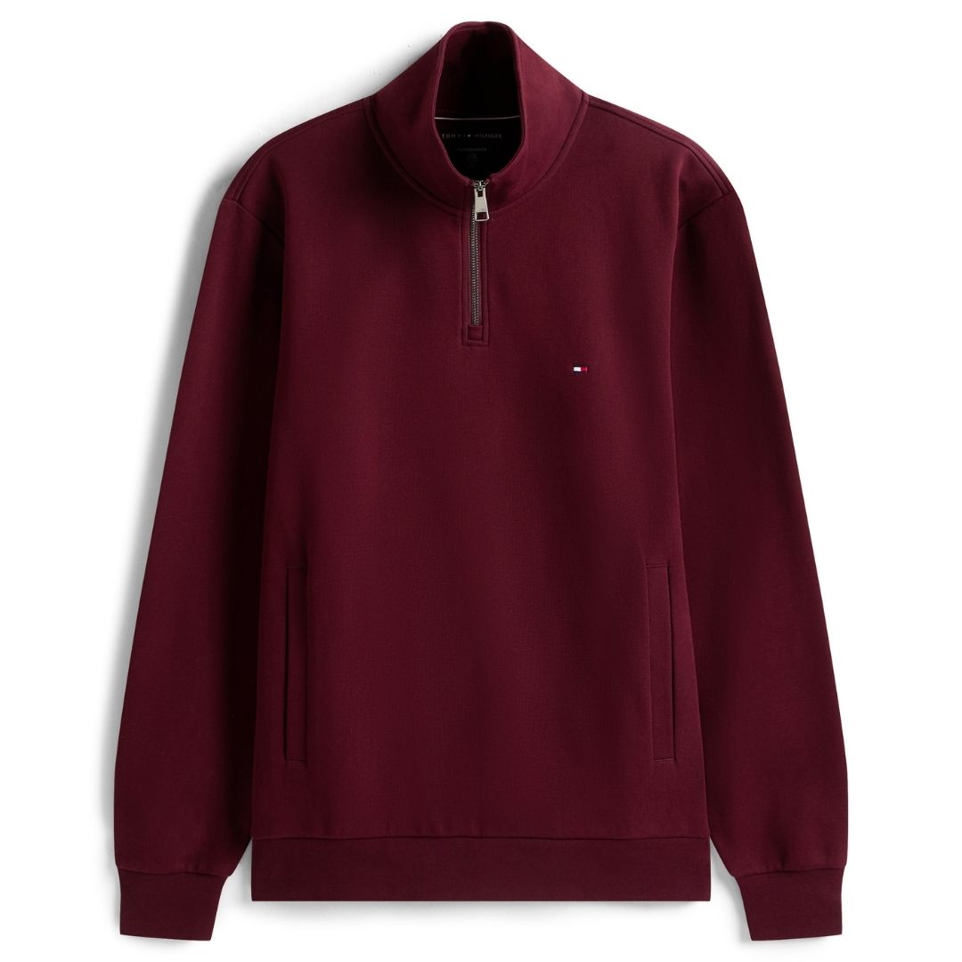 Tommy Hilfiger Essential Intechno Sweater - Burgundy