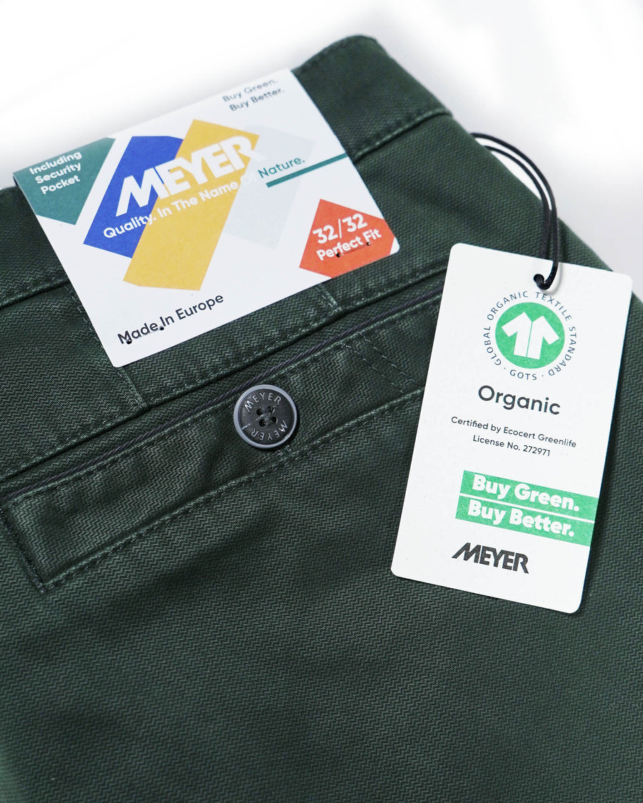 Meyer New York Chino Trousers – Green