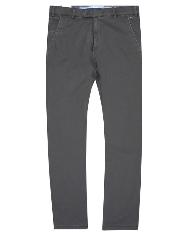 Meyer 'New York' Organic Cotton Chino - Grey