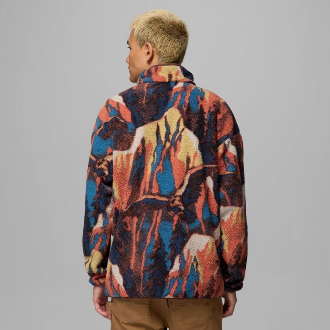 Columbia Helvetia™ II Printed Half Snap Fleece - Brown