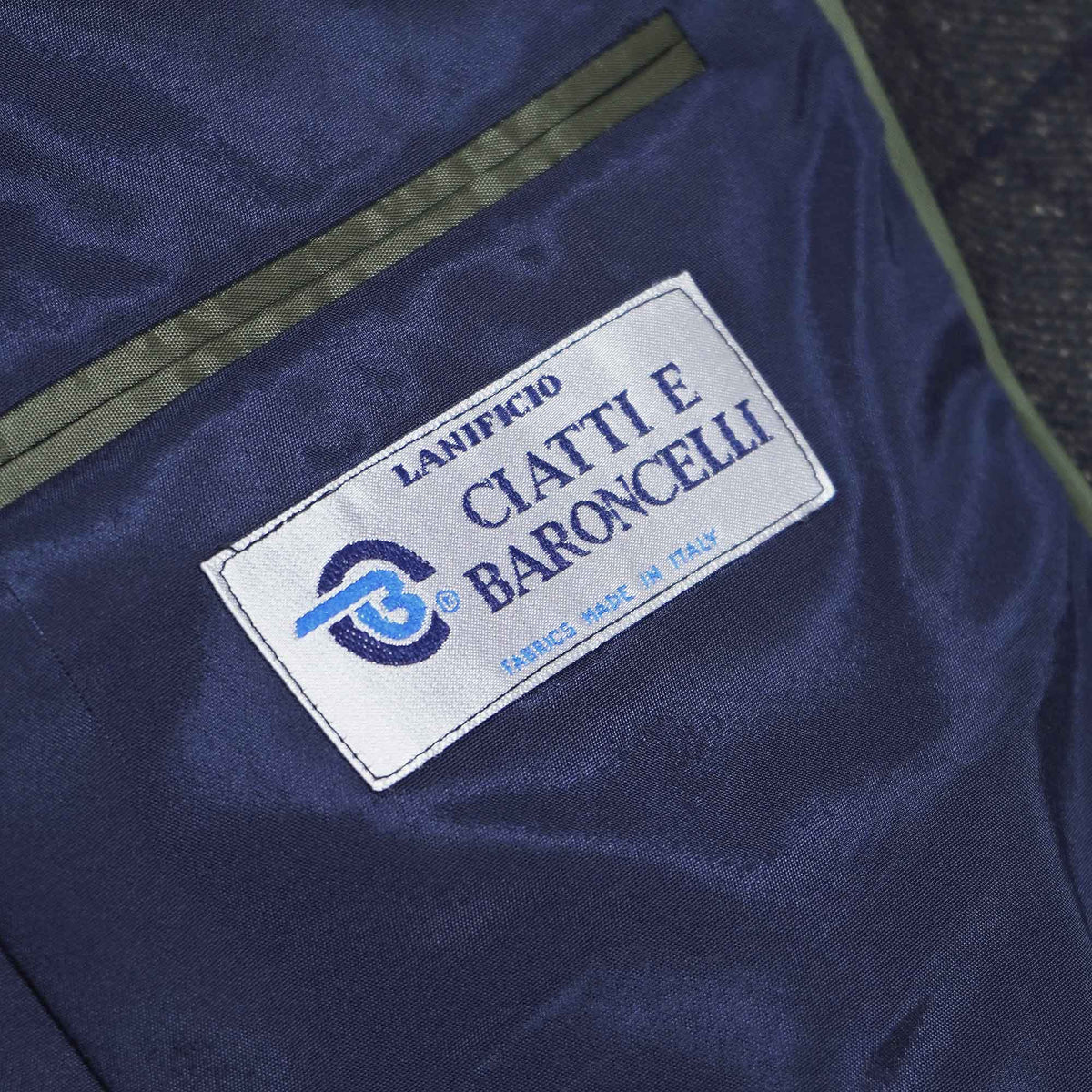 Roy Robson Wool and Silk Mix Checked Jacket - Green