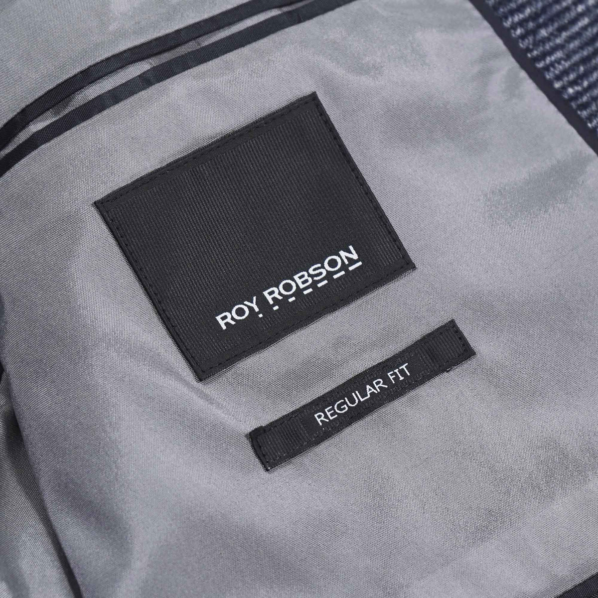 Roy Robson Wool and Silk Mix Jacket - Navy