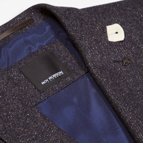 Roy Robson Wool and Silk Mix Jacket - Brown