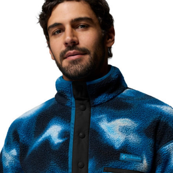 Columbia Helvetia™ II Printed Half Snap Fleece - Blue