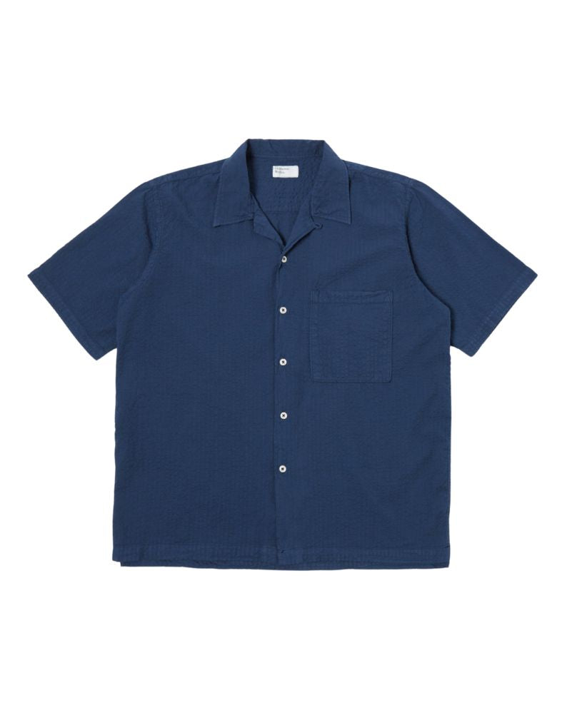 Universal Works Camp II Shirt - Navy