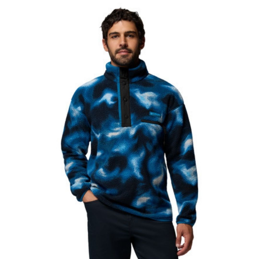 Columbia Helvetia™ II Printed Half Snap Fleece - Blue