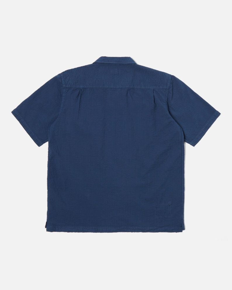 Universal Works Camp II Shirt - Navy