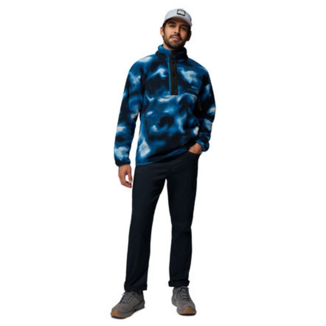 Columbia Helvetia™ II Printed Half Snap Fleece - Blue